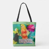Canvas tas-ik heb een vakantie nodig zodat ik me k tote bag (Achterkant)