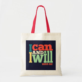 Canvas tas - Ik kan en ik wil"
