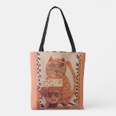 Canvas tas, ik wil alleen wijn drinken. tote bag (Achterkant)