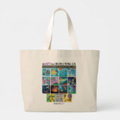 Canvas tas - In de flow (Achterkant)