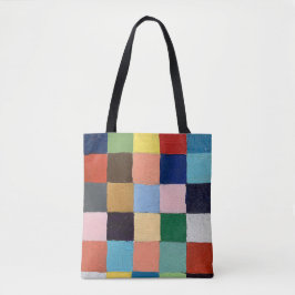Canvas tas in Funky Squares Design