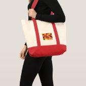Canvas tas in het herfstmeer "AUTUMN" (Voorkant (product))