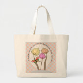 Canvas tas in ruste leraar (Voorkant)