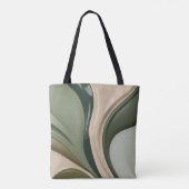 Canvas tas in stijlvolle abstracte graphics (Achterkant)
