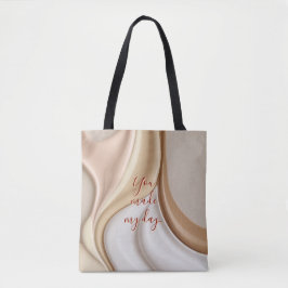 Canvas tas in stijlvolle abstracte graphics