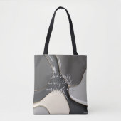 Canvas tas in stijlvolle abstracte graphics (Voorkant)
