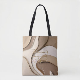 Canvas tas in stijlvolle abstracte graphics