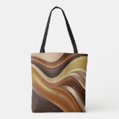 Canvas tas in stijlvolle abstracte graphics (Achterkant)