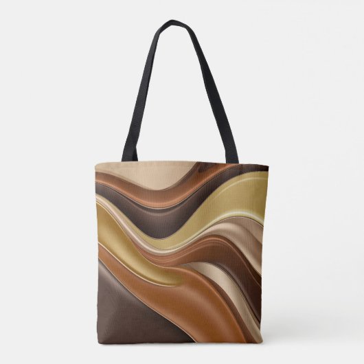 Canvas tas in stijlvolle abstracte graphics (Achterkant)