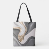 Canvas tas in stijlvolle abstracte graphics (Achterkant)