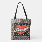 Canvas tas-innerlijke vrede door impulsaankopen tote bag (Achterkant)