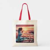 canvas tas 'Inspiring Faith' (Achterkant)