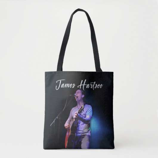 Canvas tas - James Hartsoe zingt (Voorkant)