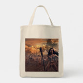 Canvas tas - Kaihewalu Lua met Battle Koa (Achterkant)