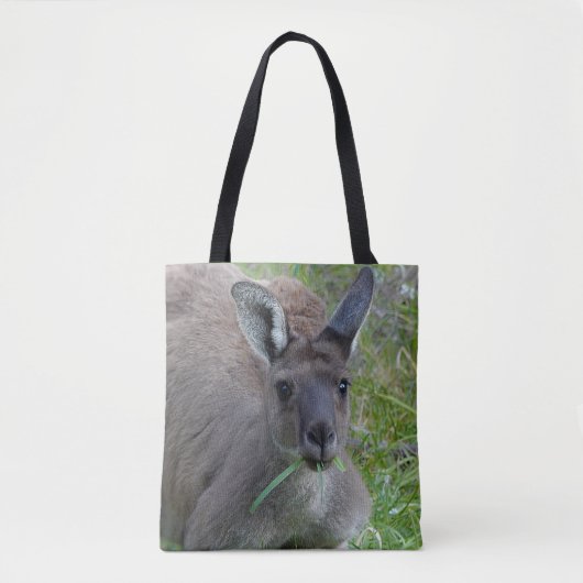 canvas tas - Kangaroo Lunch (Voorkant)