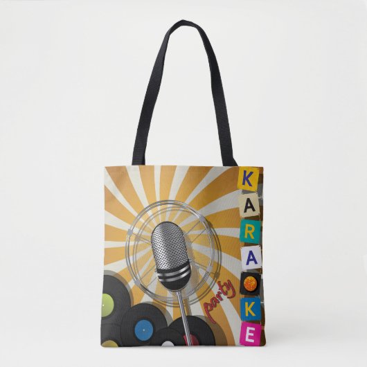 Canvas tas Karaoke Party (Voorkant)