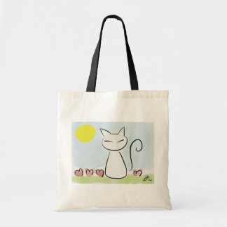 canvas tas - Kat in de zon