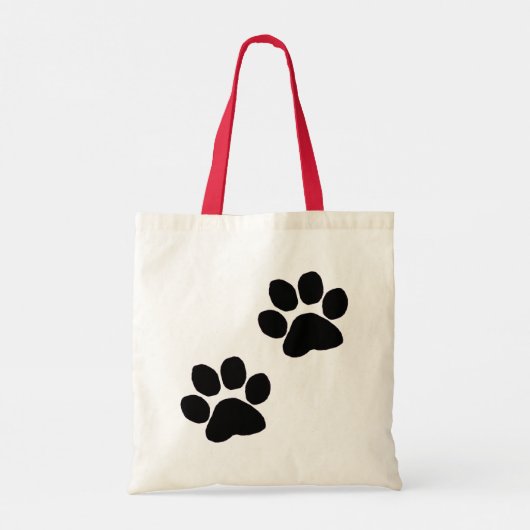 Canvas tas - Kat letter W met naam (Achterkant)