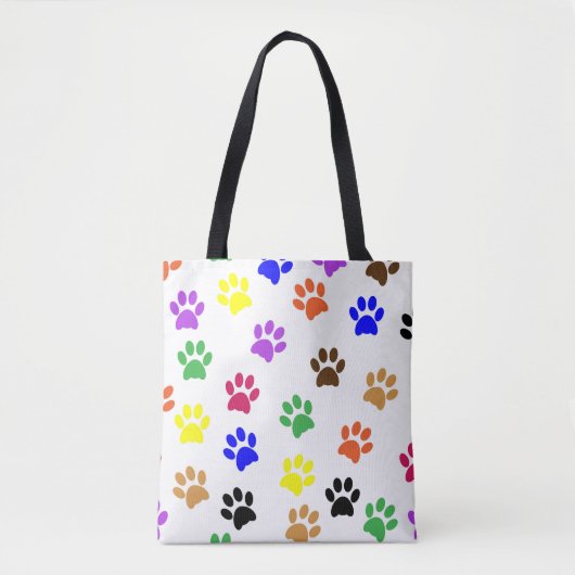 canvas tas kattenpoten (Voorkant)