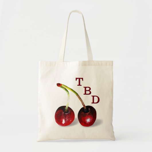 Canvas tas kersen (Voorkant)