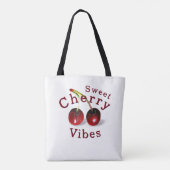 Canvas tas kersen (Achterkant)