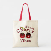 Canvas tas kersen (Achterkant)