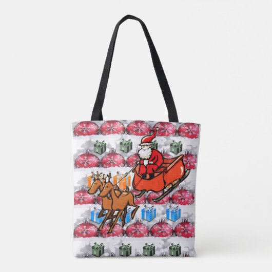 Canvas tas kerst (Achterkant)