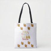 Canvas tas kerst (Voorkant)