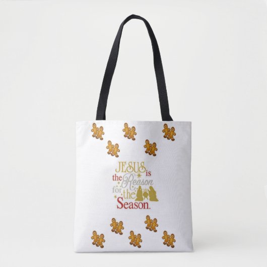 Canvas tas kerst (Voorkant)