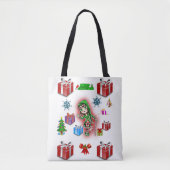 canvas tas kerst (Voorkant)