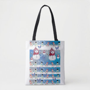 canvas tas kerst