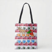 Canvas tas kerst (Voorkant)