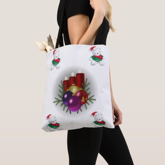 Canvas tas kerst (Dichtbij)