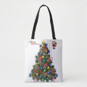 Canvas tas kerst (Voorkant)