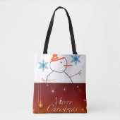 Canvas tas kerst (Voorkant)