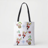 canvas tas kerst (Voorkant)