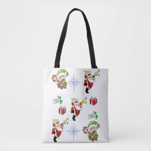 canvas tas kerst