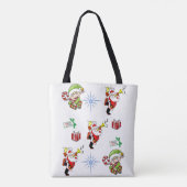 canvas tas kerst (Achterkant)