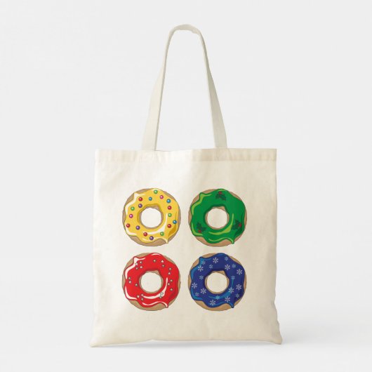 Canvas tas kerstdonuts (Achterkant)