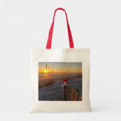 Canvas tas kerststrand (Voorkant)