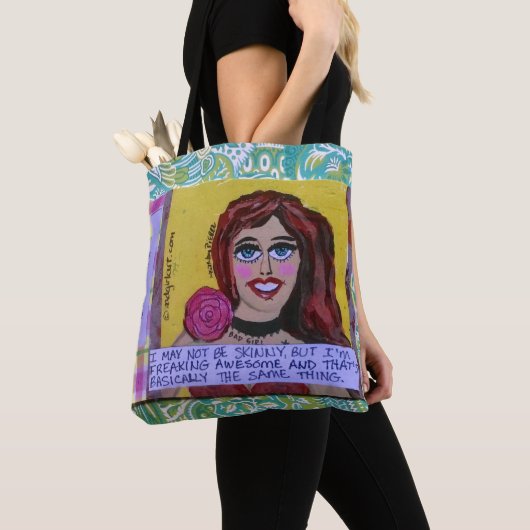 Canvas tas, kijk uit de wereld! Ik heb Tote Bag (Dichtbij)