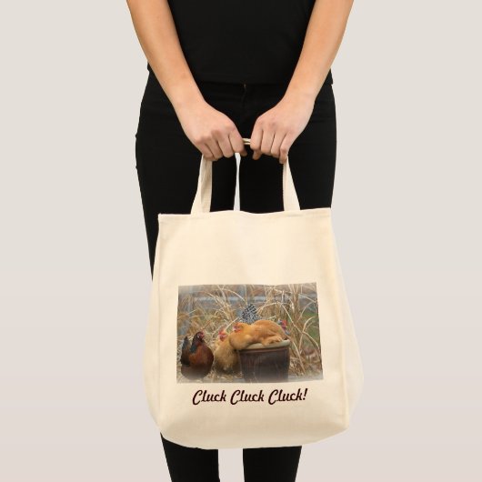 Canvas tas kippen (Voorkant (product))