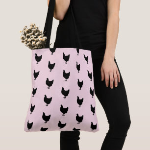Canvas tas kippen