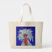 Canvas tas kippen (Achterkant)