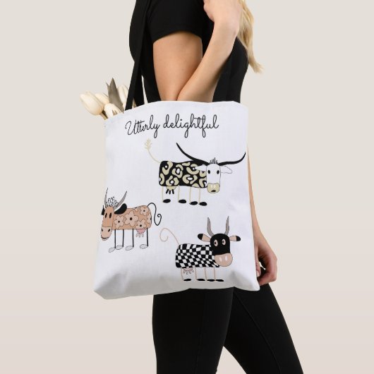 Canvas tas Koe per kwartaal (Dichtbij)