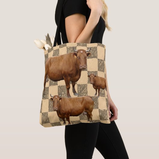 Canvas tas koeien (Dichtbij)