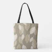 canvas tas koffiebladeren (Achterkant)