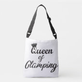 canvas tas "Koningin van Glamping" (Voorkant)