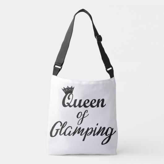 canvas tas "Koningin van Glamping" (Voorkant)