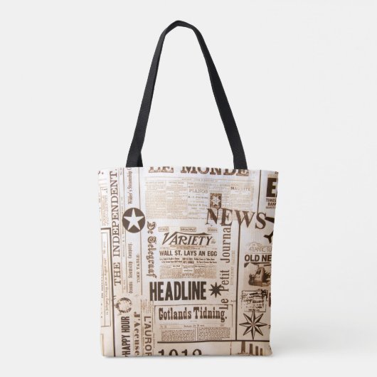 canvas tas krant (Achterkant)